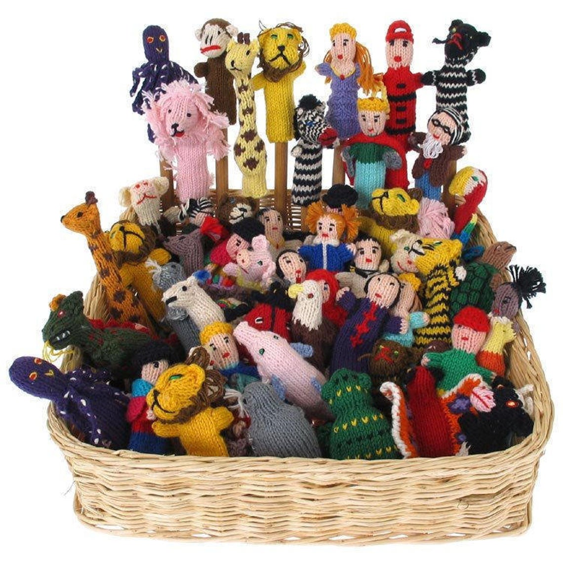 Fingers puppets wool