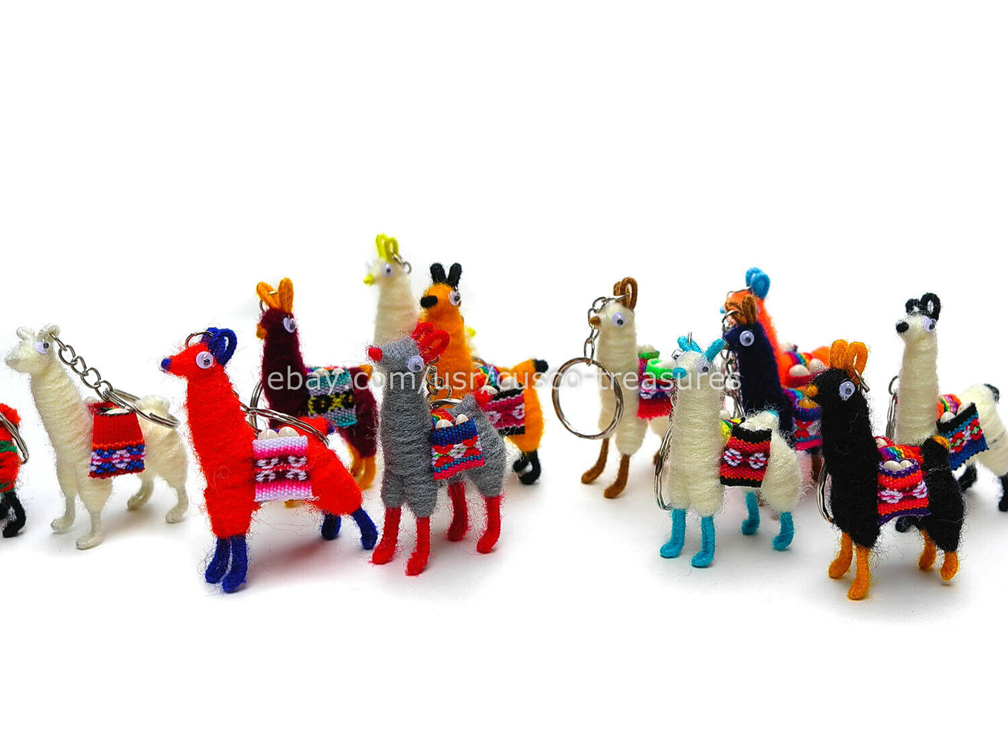 Wholesale Keychain Llama Miniature Alpaca lot of 100